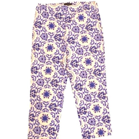 Talbots Heritage Textured Cotton Capri- Sz. 10 - Picture 1 of 4